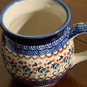 Polish Pottery Bubble Mug - Z.B.206 Perfect Gift Quality 10oz beautiful design